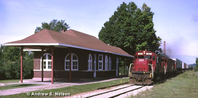 Train no. 2 at Whitehall, 1992 GBW No. 2 at Whitehall